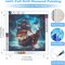 Diamond Art Kit for Adults – Pirate Ship Design, 5D Diamond Painting Kit, DIY Diamond Dots Gem Art for Home Wall Decor & Gifts – 14x14 Inch